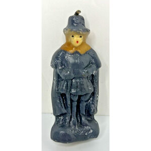 Vintage‎ Gurley Pilgrim Figurine Candle 4" SKU H310